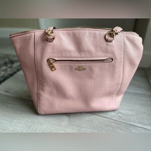 COACH Prairie Satchel Pebbled Pink
